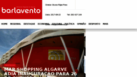 What Barlavento.pt website looked like in 2017 (8 years ago)