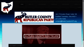 What Butlercountygop.org website looked like in 2017 (6 years ago)