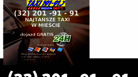 What Bedzintaxi.pl website looked like in 2017 (6 years ago)