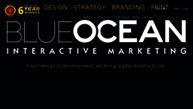 What Blueoceaninteractive.com website looked like in 2017 (6 years ago)