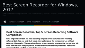 What Best-screen-recorder.com website looked like in 2017 (6 years ago)