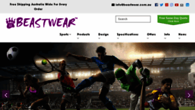 What Beastwear.com.au website looked like in 2017 (6 years ago)