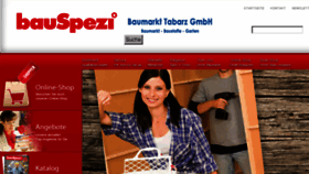 What Bauspezi-tabarz.de website looked like in 2017 (6 years ago)