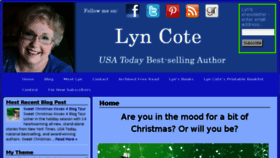 What Booksbylyncote.com website looked like in 2017 (6 years ago)