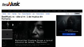 What Bestmusic.ro website looked like in 2017 (6 years ago)
