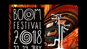 What Boomfestival.org website looked like in 2017 (6 years ago)
