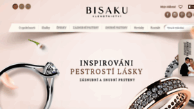 What Bisaku.cz website looked like in 2017 (6 years ago)