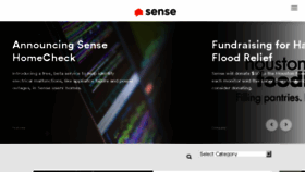 What Blog.sense.com website looked like in 2017 (6 years ago)