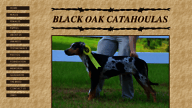 What Blackoakcatahoulas.com website looked like in 2017 (8 years ago)