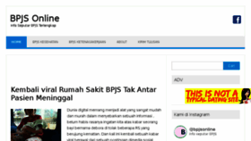 What Bpjs-online.com website looked like in 2017 (6 years ago)