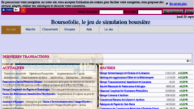 What Boursofolie.com website looked like in 2017 (6 years ago)