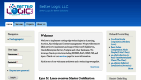 What Betterlogic.com website looked like in 2017 (6 years ago)