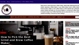 What Brewcoffeemaker.com website looked like in 2017 (6 years ago)