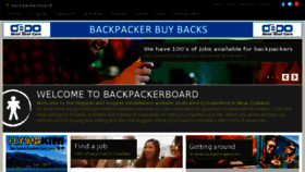 What Backpackerboard.co.nz website looked like in 2017 (6 years ago)