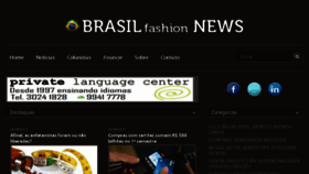 What Brasilfashionnews.com.br website looked like in 2017 (6 years ago)