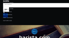 What Barista.com website looked like in 2017 (6 years ago)