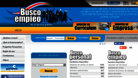 What Buscoempleocr.com website looked like in 2017 (6 years ago)