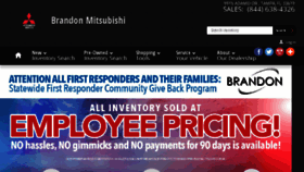 What Brandonmitsubishi.com website looked like in 2017 (6 years ago)