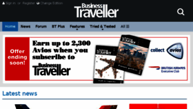 What Businesstraveller.com website looked like in 2017 (6 years ago)