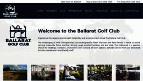 What Ballaratgolfclub.com.au website looked like in 2017 (6 years ago)