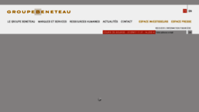 What Beneteaugroup.com website looked like in 2017 (6 years ago)