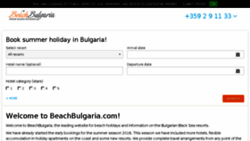 What Beachbulgaria.com website looked like in 2017 (6 years ago)