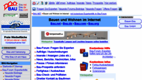 What Bau.de website looked like in 2017 (6 years ago)