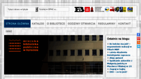 What Biblioteka.bytom.pl website looked like in 2017 (6 years ago)