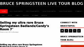 What Brucetapes.com website looked like in 2017 (6 years ago)