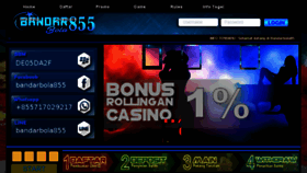 What Bandarbola855.com website looked like in 2017 (8 years ago)