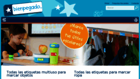 What Bienpegado.es website looked like in 2017 (6 years ago)