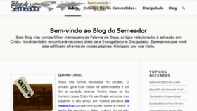 What Blogdosemeador.com website looked like in 2017 (6 years ago)