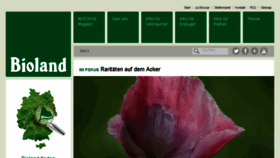 What Bioland.de website looked like in 2017 (8 years ago)