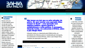 What Bahiaempauta.com.br website looked like in 2017 (6 years ago)
