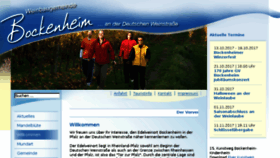 What Bockenheim.de website looked like in 2017 (6 years ago)