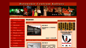 What Bck-bytow.pl website looked like in 2017 (6 years ago)