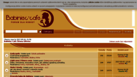 What Babiniec-cafe.pl website looked like in 2017 (7 years ago)