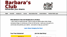 What Barbarasclub.com website looked like in 2017 (6 years ago)