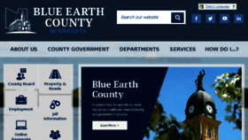 What Blueearthcountymn.gov website looked like in 2017 (6 years ago)