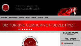 What Besiktas.gov.tr website looked like in 2017 (6 years ago)