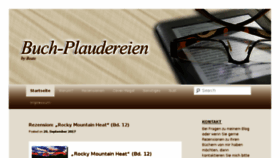 What Buchplaudereien.de website looked like in 2017 (6 years ago)
