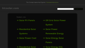 What Btcsolar.com website looked like in 2017 (6 years ago)