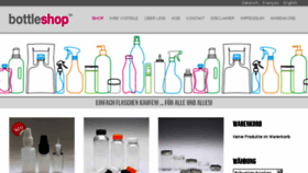 What Bottleshop.swiss website looked like in 2017 (6 years ago)