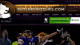 What Butlergrizzlies.com website looked like in 2017 (6 years ago)