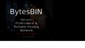 What Bytesbin.com website looked like in 2017 (7 years ago)