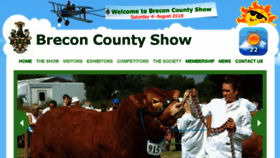 What Breconcountyshow.co.uk website looked like in 2017 (6 years ago)