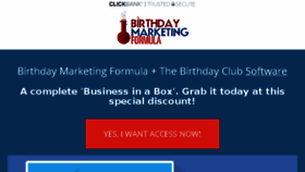 What Birthdayformula.com website looked like in 2017 (6 years ago)