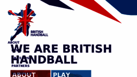 What Britishhandball.com website looked like in 2017 (6 years ago)