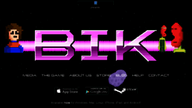 What Bikgame.com website looked like in 2017 (6 years ago)