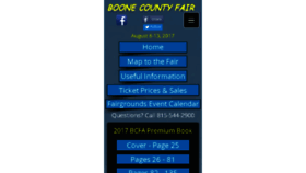 What Boonecountyfair.com website looked like in 2017 (6 years ago)